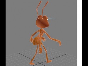 ant caractre 3D Model