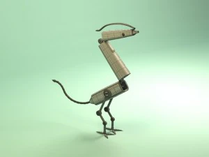 pen robot tronsform 3D Model