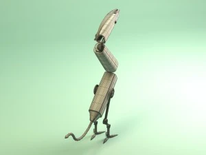 pen robot tronsform 3D Model