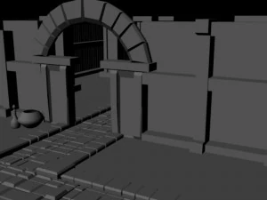 masmorra 3D Model