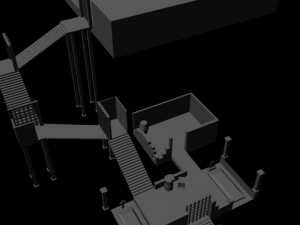 forte estrela cadente 3D Model