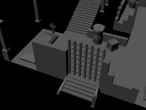 forte estrela cadente 3D Model