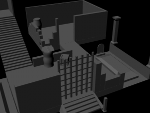 forte estrela cadente 3D Model