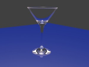 glass for martini 3D Model