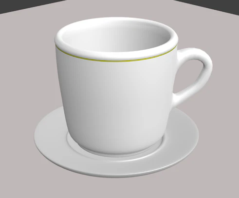 kubek do kawy Model 3D .c4d .max .obj .3ds .fbx .stl .blend 