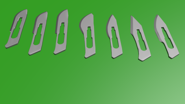 scalpel Modelo 3D .c4d .max .obj .3ds .fbx .stl .blend 
