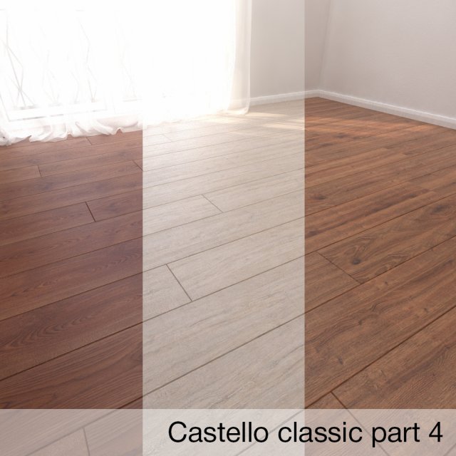 parquet floor castello classic part 4 3D Model .c4d .max .obj .3ds .fbx .stl .blend 
