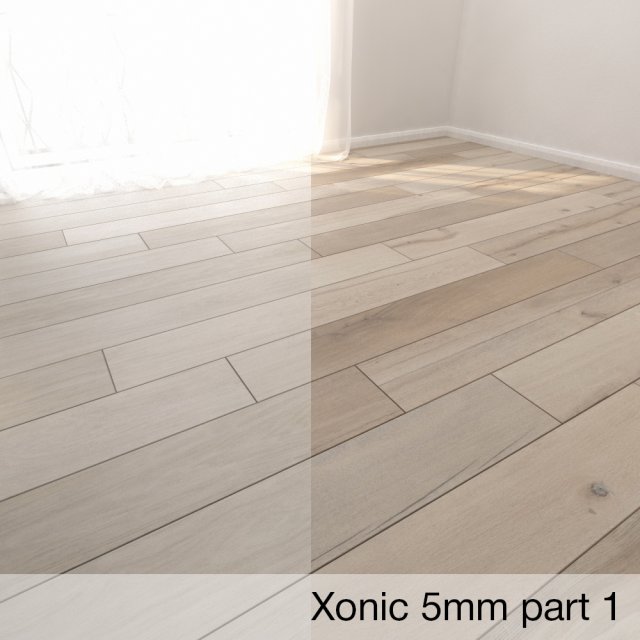parquet floor xonic 5mm part 1 3D Model .c4d .max .obj .3ds .fbx .stl .blend 
