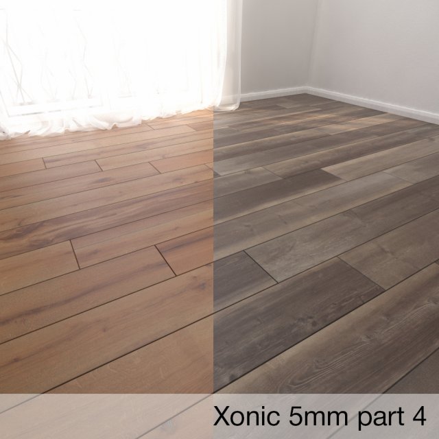 parquet floor xonic 5mm part 4 3D Модель .c4d .max .obj .3ds .fbx .stl .blend 