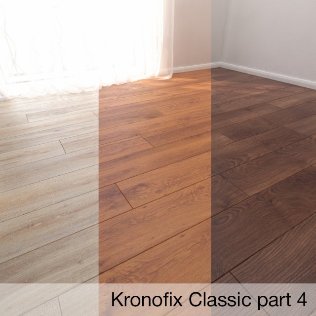 parquet floor kronofix classic part 4 3D Model .c4d .max .obj .3ds .fbx .stl .blend 