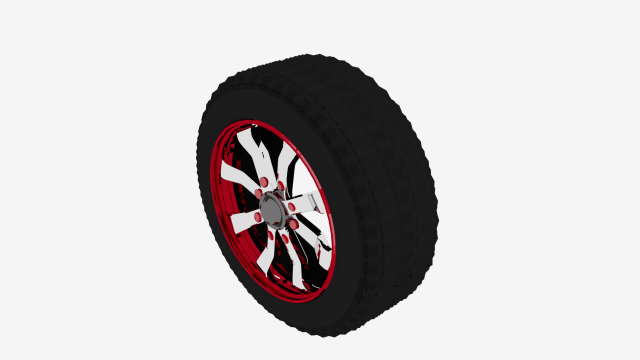 wheel 3D 模型 .c4d .max .obj .3ds .fbx .stl .blend 