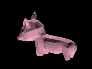 pig low poly 3D Model