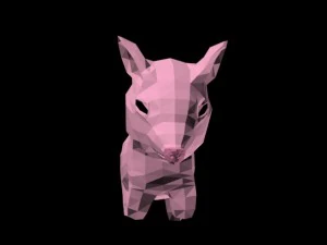 pig low poly 3D Model