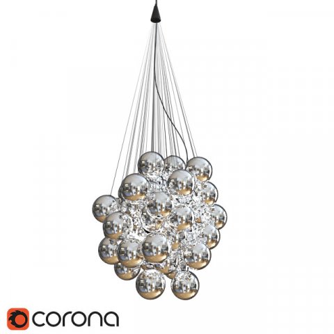 Lampada a sospensione stochastic luceplan Model 3D .c4d .max .obj .3ds .fbx .stl .blend 