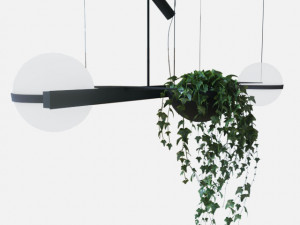 Vibia palma 3734 suspension lamp 3D Model