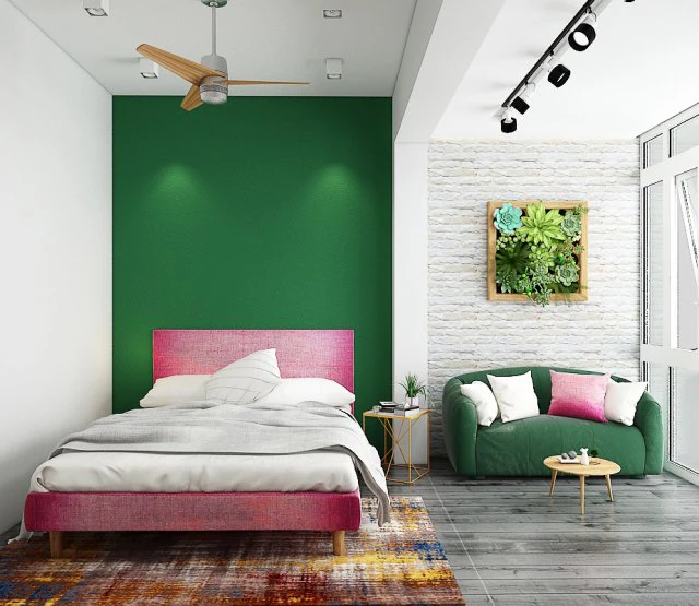 bedroom v5 3D Model .c4d .max .obj .3ds .fbx .stl .blend 