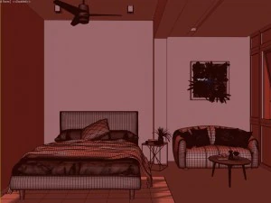 bedroom v5 3D Model