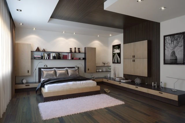 bedroom 3D Model .c4d .max .obj .3ds .fbx .stl .blend
