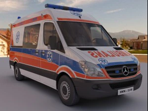 ambulance car 3D Model