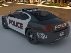 Police car 3D Модель