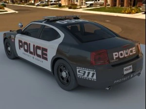 Police car 3D Model