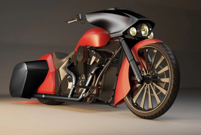 Moto stateline 3D Model .c4d .max .obj .3ds .fbx .stl .blend 