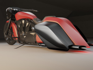Moto stateline 3D मॉडल