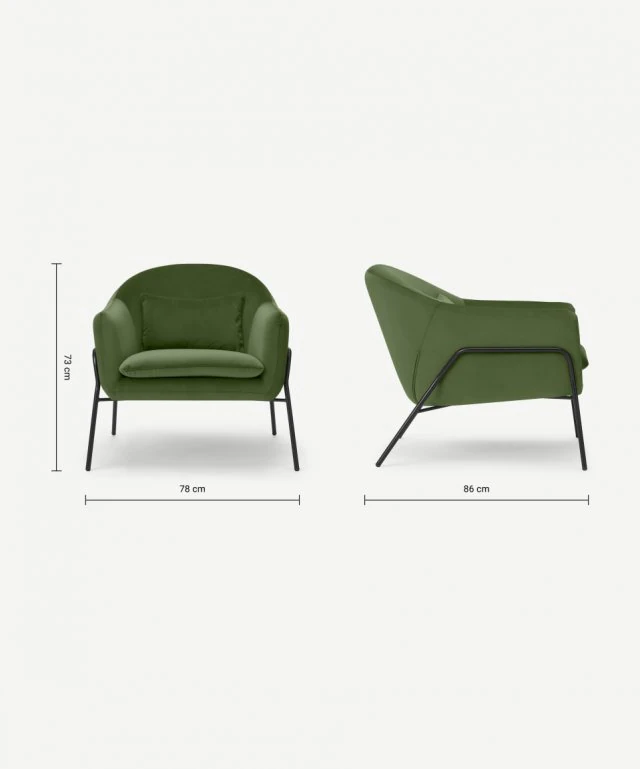 irma accent armchair 3D Model .c4d .max .obj .3ds .fbx .stl .blend 