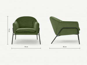 irma accent armchair 3D Модель