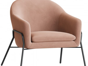 irma accent armchair Modello 3D