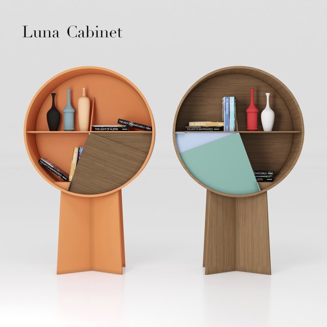 luna cabinet Model 3D .c4d .max .obj .3ds .fbx .stl .blend 