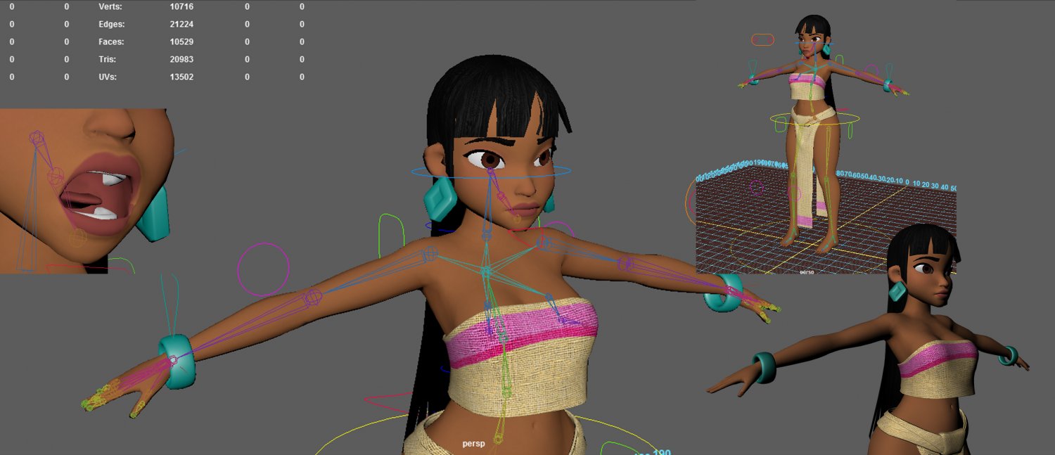 chel t pose 3D Model in Woman 3DExport