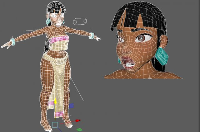 chel t pose 3D Model .c4d .max .obj .3ds .fbx .stl .blend 