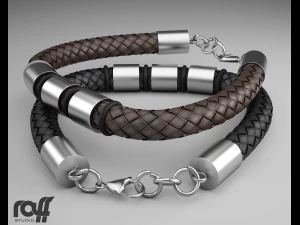 bracelet homme Modèle 3D