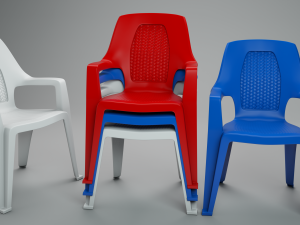 plastic chair Modelo 3D
