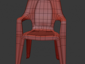 plastic chair Modèle 3D