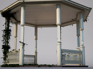wodden pergola 3D Model