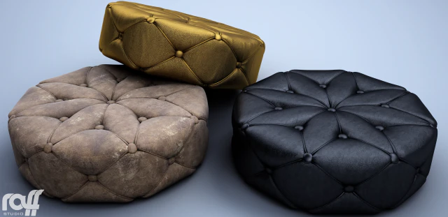 puff chair 3D Model .c4d .max .obj .3ds .fbx .stl .blend