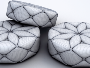 puff chair 3Dモデル