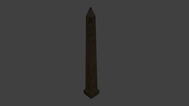 obelisk 3D Model .c4d .max .obj .3ds .fbx .stl .blend 