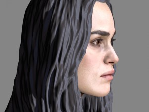 Keira knightley head 3D मॉडल