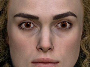 Keira knightley head 3D मॉडल