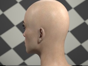 Keira knightley head 3D मॉडल
