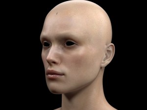 Keira knightley head 3D मॉडल
