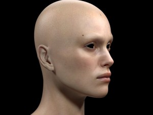 Keira knightley head 3D मॉडल