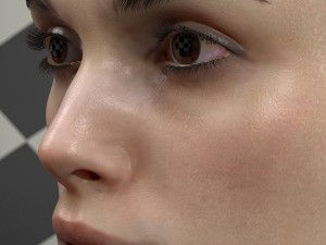 Keira knightley head 3D मॉडल