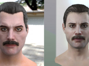 mustache 16 3D Model in Man 3DExport