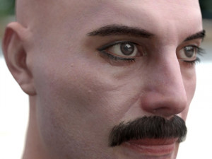 Freddie mercury singer head Modelo 3D