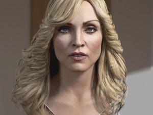 Madonna singer head 3D Model