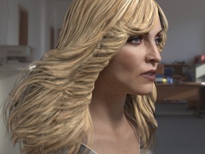 Madonna singer head 3D 模型